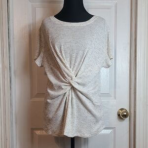 Kenneth Cole Ribbed Blouse